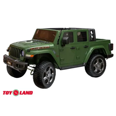 Электромобиль ToyLand Джип Jeep Rubicon 6768R хаки