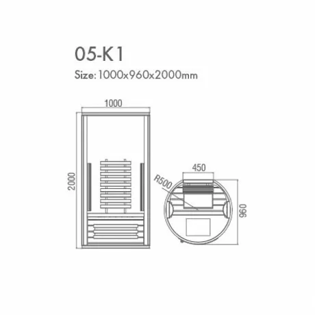 Инфракрасная сауна Kvimol R05-K1 - Фото 6