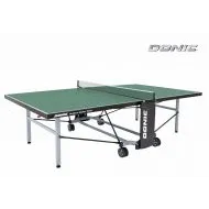 Всепогодный теннисный стол Donic Outdoor Roller 1000 зеленый с сеткой