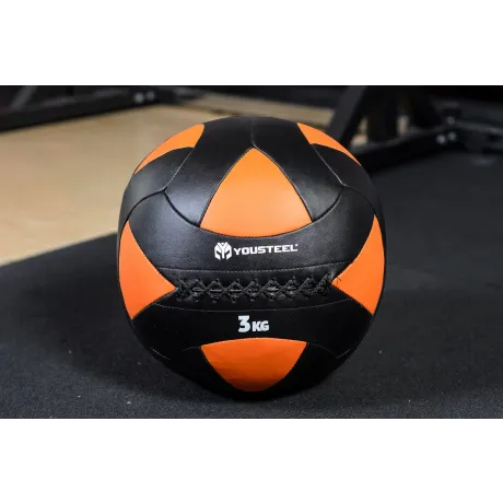 Мяч тренировочный Yousteel WALLBALL, 3 кг, D=35.5 см