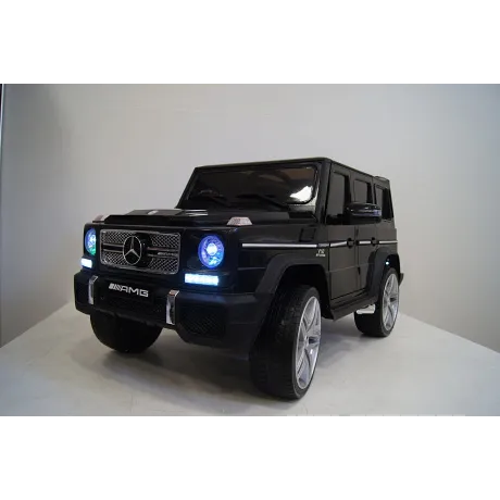 Электромобиль RiverToys Mercedes-Benz G65 AMG черный - Фото 20