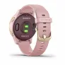 Смарт-часы с GPS Garmin VIVOACTIVE 4S розовые с золотистым безелем - Фото 6