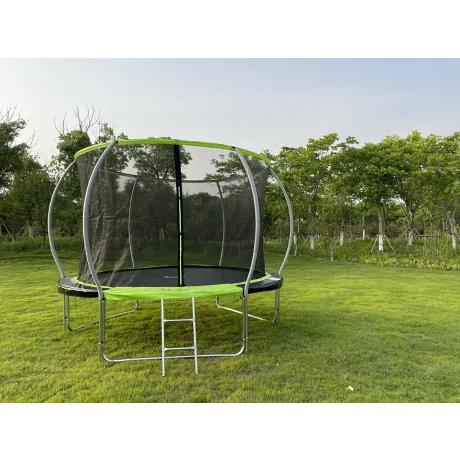 Батут FunFit 8 FT 252 см PRO inside зеленый - Фото 4