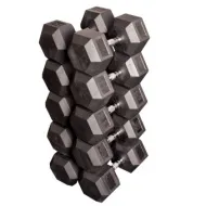 Набор гексагональных гантелей Body Solid: 5 пар от 36 кг до 45 кг (шаг 2,25 кг)