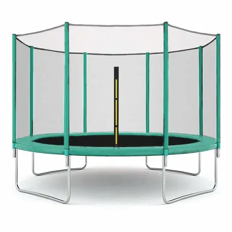 Батут с защитной сеткой PERFETTO SPORT ACTIVITY 12 диаметр 3,7 м зелёный