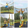 Батут с защитной сеткой PERFETTO SPORT ACTIVITY 14 диаметр 4,3 м зелёный - Фото 3