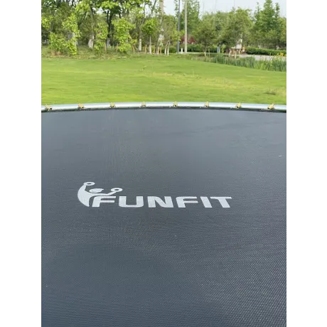 Батут FunFit 8 FT 252 см PRO inside зеленый - Фото 12