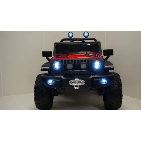 Детский электромобиль RiverToys C555CC 4WD вишневый - Фото 2