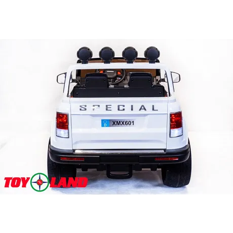Электромобиль джип ToyLand Range Rover XMX 601 белый - Фото 6
