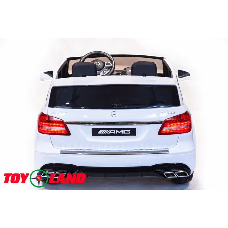 Детский электромобиль ToyLand Mercedes-Benz GLS63 AMG белый - Фото 7