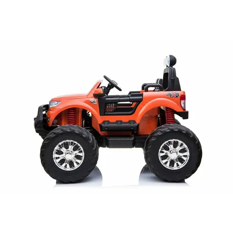 Электромобиль RiverToys Ford Ranger Monster Truck 4WD DK-MT550 оранжевый глянец - Фото 4