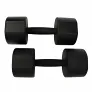 Набор термополиуретановых гантелей Bronze Gym, 1-10 кг - 10 пар, шаг 1 кг - Фото 4