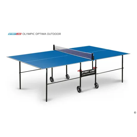 Стол теннисный Olympic Optima Outdoor Синий с сеткой
