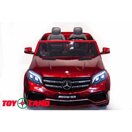 Детский электромобиль ToyLand Mercedes-Benz GLS63 AMG красный (краска) - Фото 3