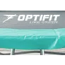 Батут Optifit Like Green 14ft с зелено-желтой крышей - Фото 2