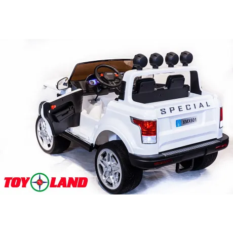 Электромобиль джип ToyLand Range Rover XMX 601 белый - Фото 5