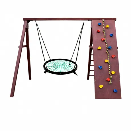 Спортивно-игровой комплекс Kampfer Rocky Гнездо большое синее - Фото 4