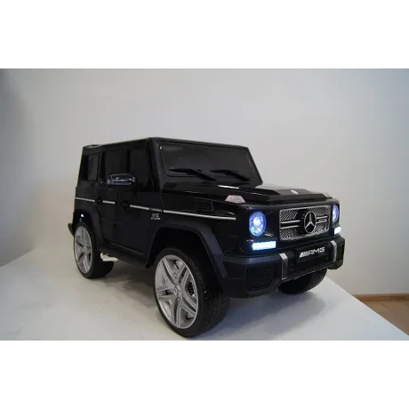 Электромобиль RiverToys Mercedes-Benz G65 AMG черный - Фото 7