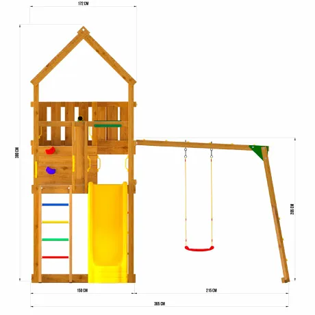 Детские городки Jungle Gym JP10 Тибет - Фото 3