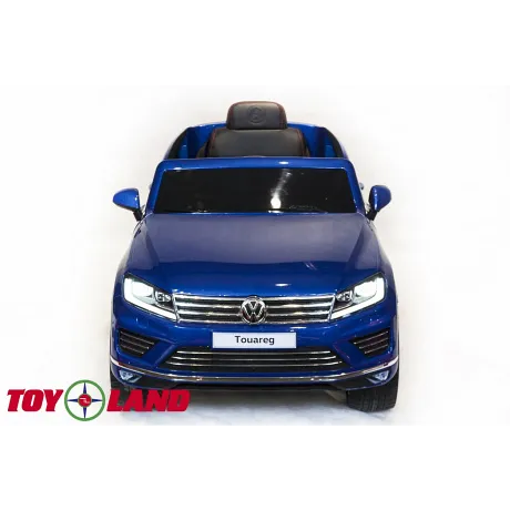 Детский электромобиль ToyLand Volkswagen Touareg синий (краска) - Фото 3