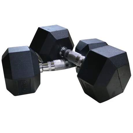 Гантели DFC гексаг. обрезиненная пара 42.5кг DB001-42.5 - Фото 3