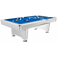 Бильярдный стол для пула Weekend «Dynamic Triumph» 8 ф (матово-белый) в комплекте, аксессуары + сукно