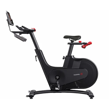 Велотренажер YESOUL Smart Spinning bike V1 черный - Фото 2