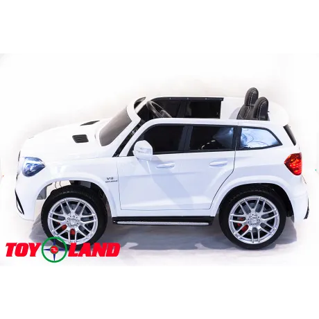 Детский электромобиль ToyLand Mercedes-Benz GLS63 AMG белый - Фото 5
