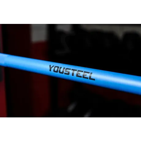 Гриф Yousteel CrossTraining bar XF-20 BLUE - CHROME - Фото 4