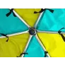 Батут Optifit Like Green 12ft с зелено-желтой крышей - Фото 4