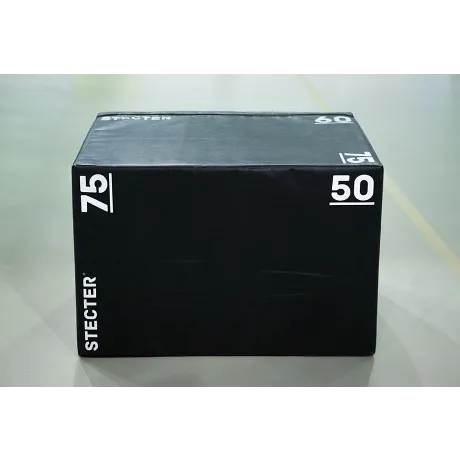 Безопасная тумба Stecter для запрыгиваний 75-60-50 (плиобокс)