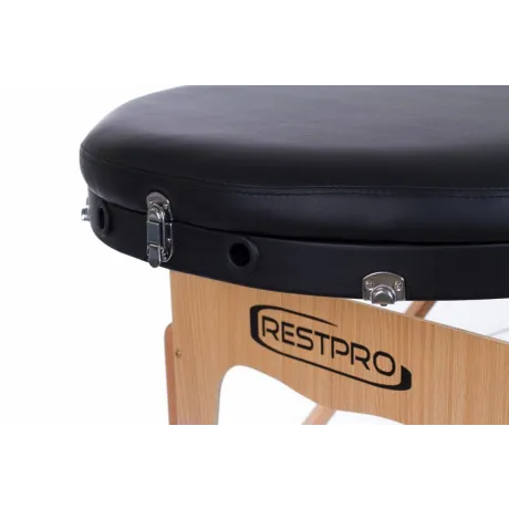 Складной массажный стол RESTPRO VIP OVAL 3 Black - Фото 3