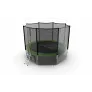 Батут с внешней сеткой и лестницей EVO JUMP External 12ft (Green) + нижняя сеть - Фото 2