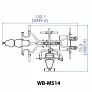 Мультисистема с силовой скамьей Powertec WB-MS14-B black - Фото 2