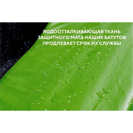 Батут с защитной сеткой PERFETTO SPORT ACTIVITY 12 диаметр 3,7 м зелёный - Фото 20