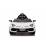 Детский электромобиль RiverToys Lamborghini Aventador SVJ (A333MP) белый - Фото 9