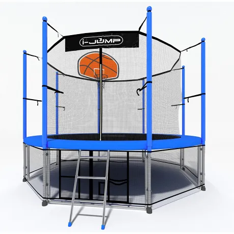 Батут i-Jump Basket 16ft blue - Фото 3