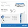 Бассейн каркасный BestWay Steel Pro Max, 366х122см, насос, летстница, тент, 56420 - Фото 2