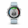 GPS-часы Garmin FENIX 5S PLUS белые с голубым ремешком - Фото 9
