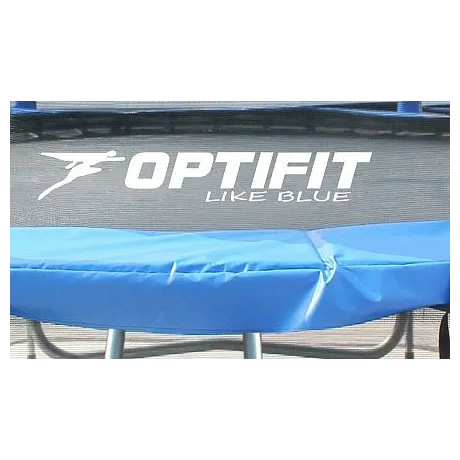 Батут Optifit Like Blue 8ft с синей крышей - Фото 2