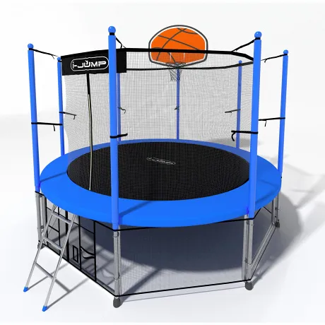 Батут i-Jump Basket 10ft blue - Фото 5
