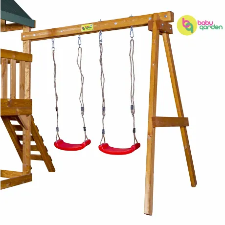 Детская игровая площадка Babygarden Play 1 зеленый - Фото 5