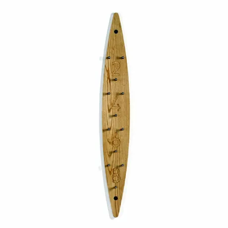 Настенный набор гантелей NOHrD Swing Board ясень 26 кг - Фото 5