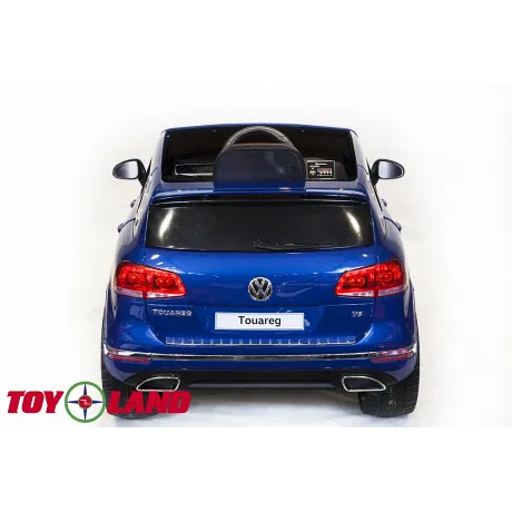 Детский электромобиль ToyLand Volkswagen Touareg синий (краска) - Фото 7