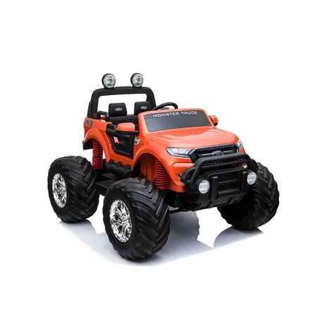 Электромобиль RiverToys Ford Ranger Monster Truck 4WD DK-MT550 оранжевый глянец - Фото 10