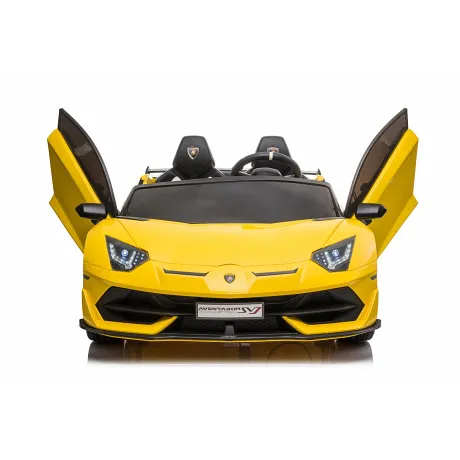 Детский электромобиль Lamborghini Aventador SVJ (A111MP) желтый - Фото 2