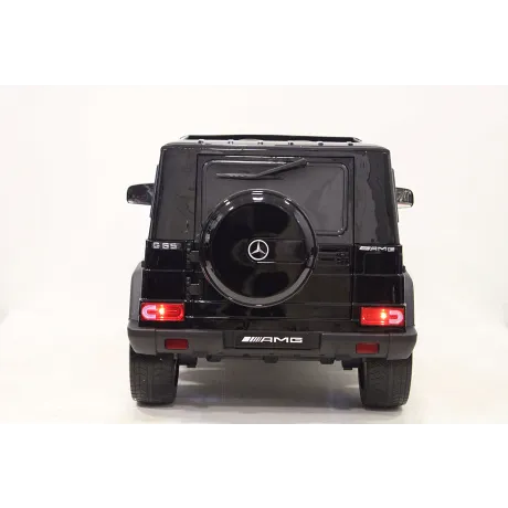 Электромобиль RiverToys Mercedes-Benz G65 AMG 4WD черный - Фото 11