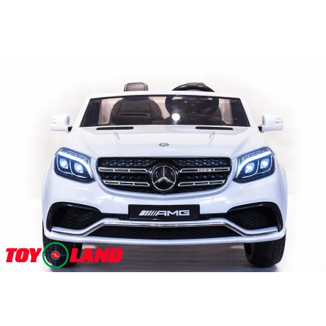 Детский электромобиль ToyLand Mercedes-Benz GLS63 AMG белый - Фото 2