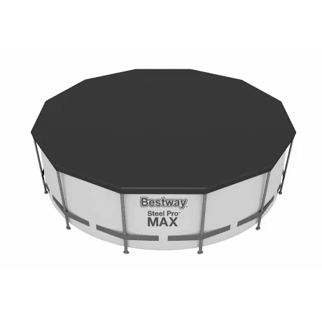 Бассейн каркасный BestWay Steel Pro Max, 366х122см, насос, летстница, тент, 56420 - Фото 7