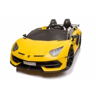 Детский электромобиль Lamborghini Aventador SVJ (A111MP) желтый
